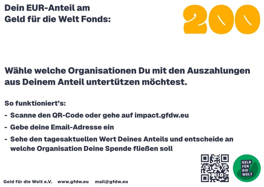 Rückseite der Spendengeschenk-Karte